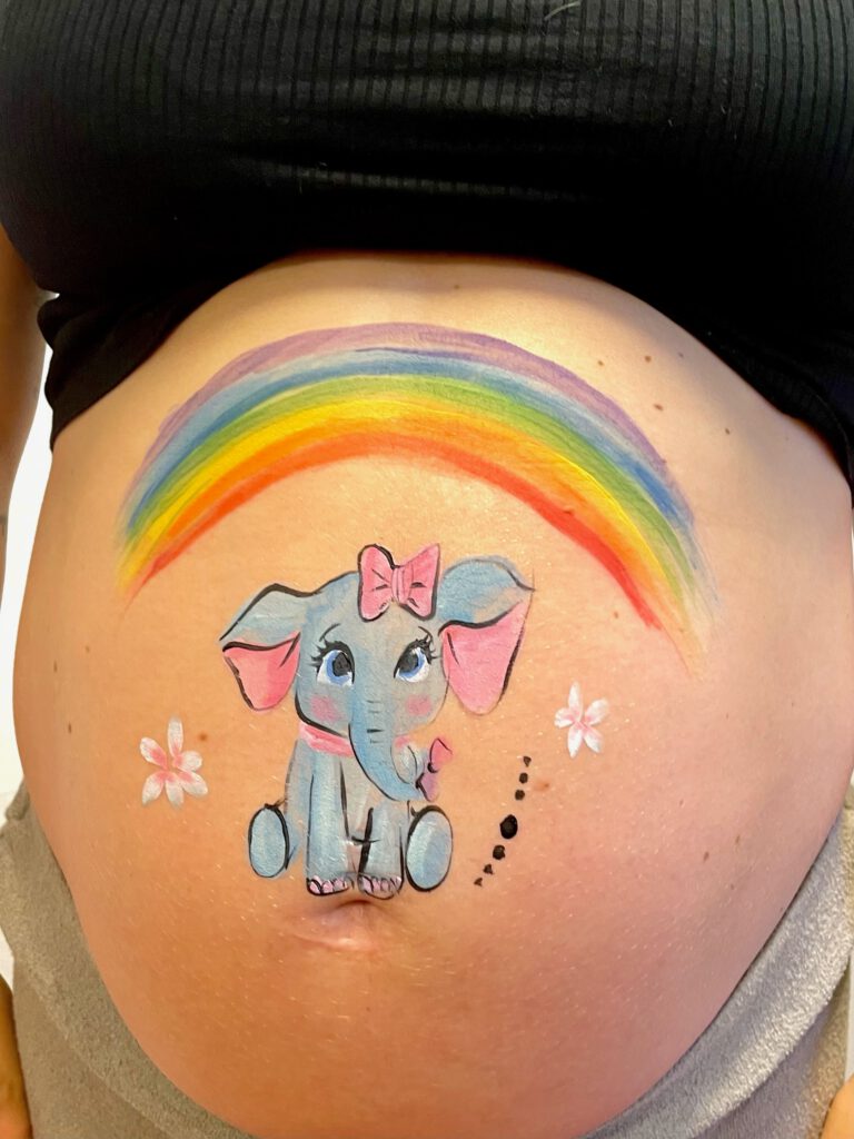 Bellypainting Elephant